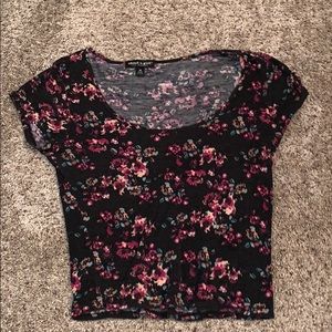 Flower crop top